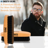 Tan Beard Comb & Brush Set