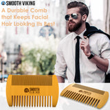 Tan Beard Comb & Brush Set