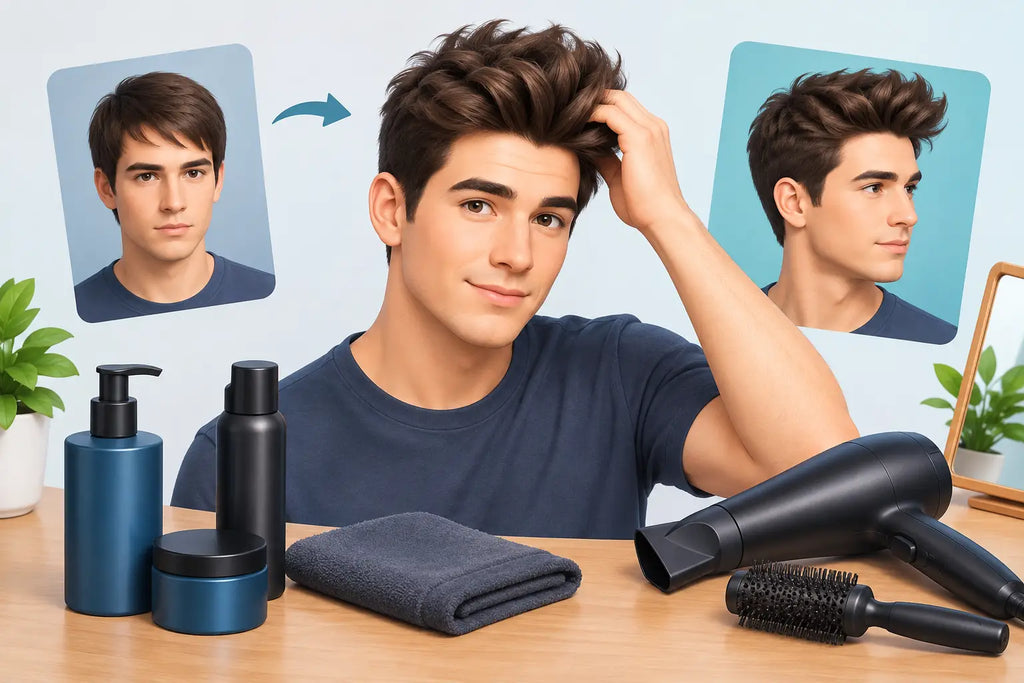 Hair Volume Styling Guide for Men With Flat Hair