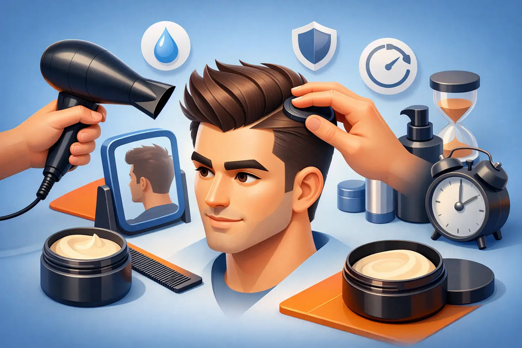 How to Set Hair Style for Men That Lasts