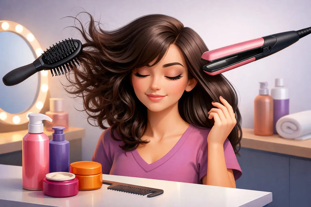 How to Style Thick Hair Without the Fight